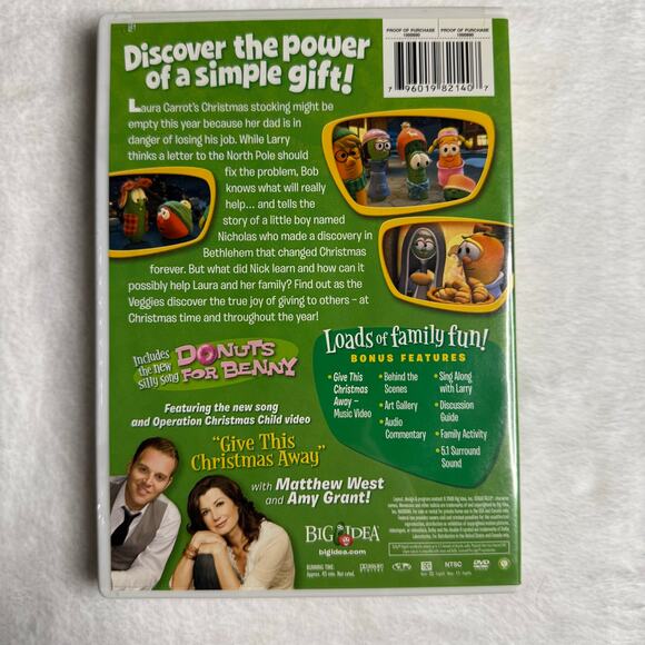 VeggieTales: Saint Nicholas A Story of Joyful Giving DVD Family Christmas Movie - Picture 2 of 6